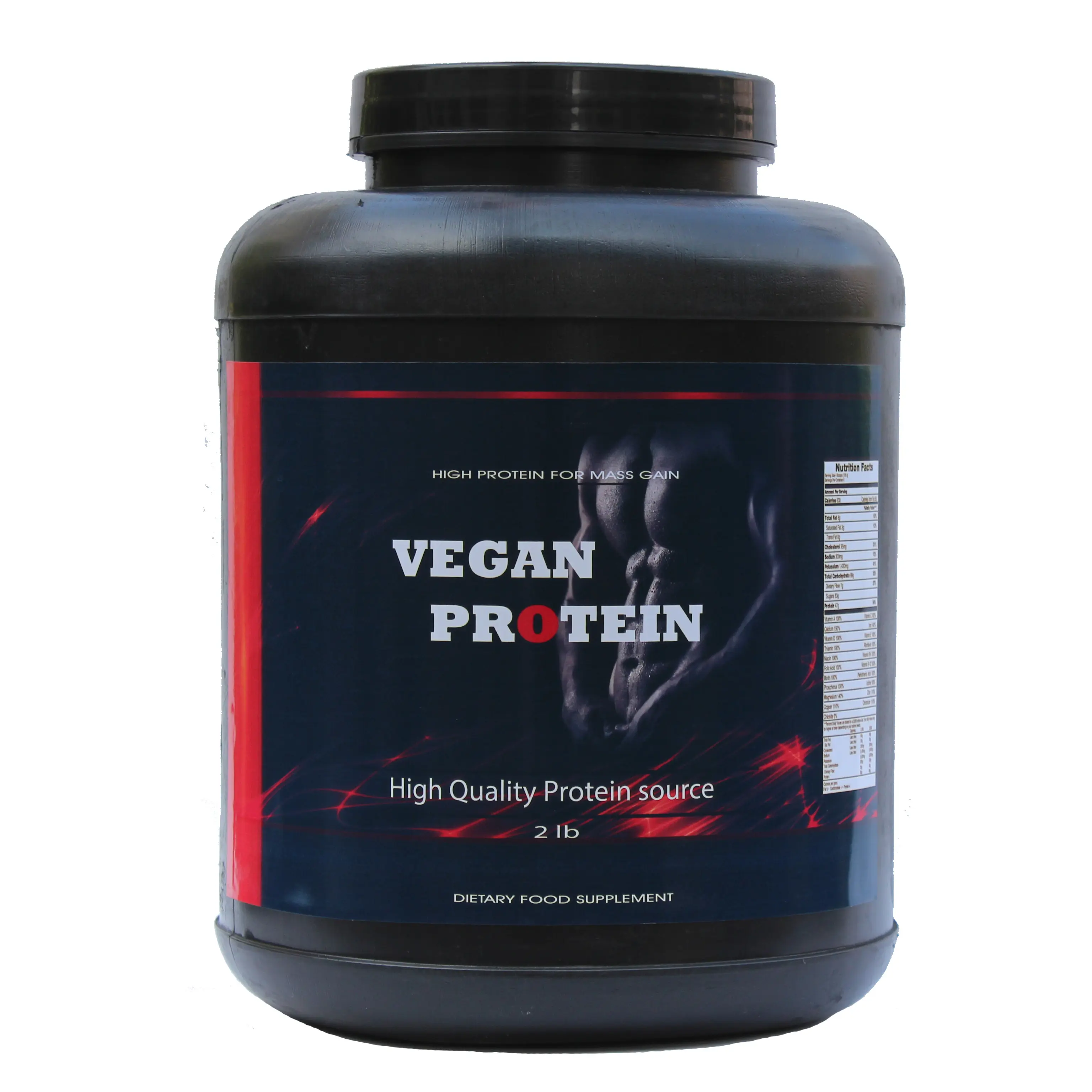 Şekersiz vegan protein tozu yalın kas bina