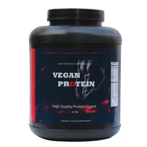 Zuckerfreies veganes Protein pulver für den Muskelaufbau