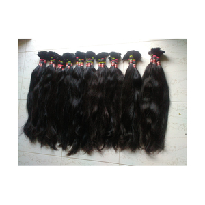 Compre el mejor cabello liso natural de los paquetes de cabello Remy virgen de templos indios sin procesar de cabello de un solo donante - Product Image 1