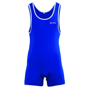 Custom High Quality Low Cut Wrestling Singlet / Cheap Price Blank Design Wrestling Singlet