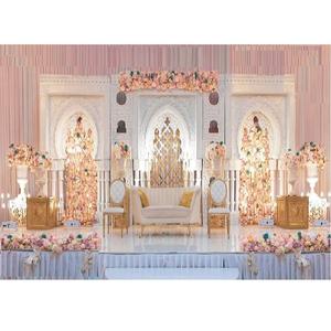 Marcos de escenario de boda con temática victoriana, juegos de Marco Victoriano de estilo occidental, escenario de boda contemporáneo, 3D, color blanco, estilo victoriano - Product Image 1