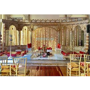 Scène de mariage de style musulman Mehrab / Mandap, thème Rajwadi, scène de mariage cum Mandap, scène de mariage demi-lune cum Mandap - Product Image 1