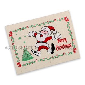 Thiệp Giấy Chúc Mừng Thủ Công Nepal-Được Làm Từ <span class=keywords><strong>Lokta</strong></span> Tự Nhiên-100% Thật & Tinh Khiết-Phong Cách, Gồ Ghề! Chất Lượng Hàng Đầu Tiên Tiến Cao - Product Image 1