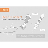 Estimulador Muscular EMS con Sonda Vaginal Everyway Medical PR-08A-1 para Ejercicios de Kegel, Fortalecimiento de Músculos del Suelo Pélvico, Clase II