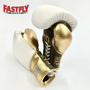 Guantes de boxeo profesionales para entrenamiento, guantes de lucha de boxeo de estilo Muay Thai