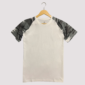 T-shirt Raglan 100% coton coloré sur mesure de qualité supérieure à vendre en différentes couleurs et tailles - Product Image 4