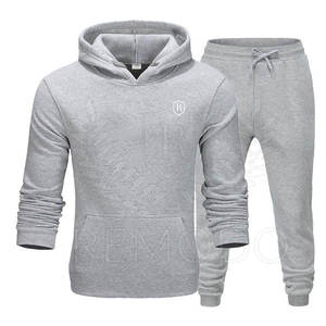Jogging pour hommes, couleur unie, survêtement en molleton, vente en gros, - Product Image 1