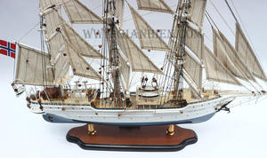 CHRISTIAN RADICH WOODEN SHIP MODEL _ HISTORIC MODEL SHIP_ HANDICRAFT ASSEMBLED MODEL SHIP for <b>SALE</b> - Product Image 4