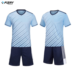 Fizay ชุดกีฬาฟุตบอลสำหรับผู้ชาย, ชุดฝึกกีฬาเสื้อกางเกงขาสั้นสำหรับนักกีฬา - Product Image 5