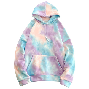 Sudadera con Capucha Tie Dye para Hombre con Efecto Marshmallow y Bordado Personalizado, con Logotipo Personalizado, Sudadera de Forro Polar de Alta Calidad para Invierno - Product Image 1