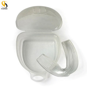 Protector de seguridad de dientes Atlético profesional, funda de plástico antideslizante para pulir los dientes de Fitness, protector bucal deportivo para boxeo, sin color - Product Image 2