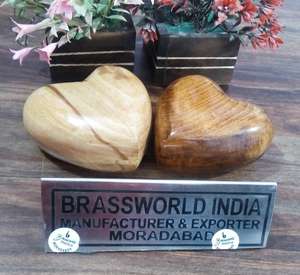 Recuerdo de Corazón De Guijarro, urna de cremación, suministros funerarios, Brassworld, India - Product Image 6
