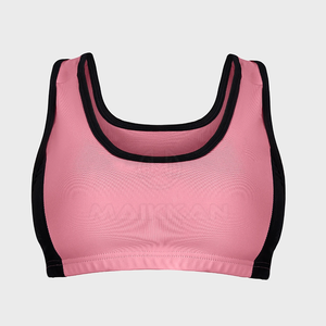 เสื้อชั้นในกีฬาผู้หญิง น้ำหนักเบา ระบายอากาศได้ดี สำหรับออกกำลังกาย ฟิตเนส โยคะ วิ่ง  ไซส์ใหญ่  ยืดได้สี่ทิศทาง แห้งเร็ว  รับสกรีนโลโก้ - Product Image 4