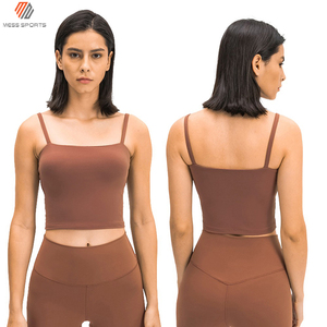 Soutien-gorge de sport à bretelles de haute qualité avec logo personnalisé, en Spandex/Polyester écologique, pour le fitness et l'entraînement en salle de sport pour femmes - Product Image 6