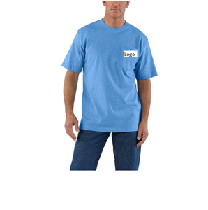 เสื้อยืดแขนสั้นผู้ชายเฮฟวี่เวท,ผ้าฝ้าย100% เสื้อยืดคอกลมแห้งคุณภาพสูงสำหรับผู้ชายจากบังกลาเทศ - Product Image 3