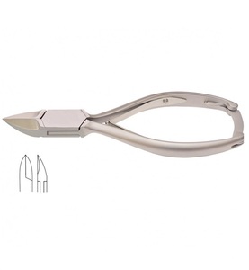 Ingrown Nail <b>Splitter</b> 11.5cm Curved Jaw German Grade Stainless Steel Manicure Pedicure Nail Cutters With High Quality - Product Image 5