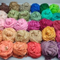Cinta de raso de sari ecológica con relieve, estampada, de grosgrain de seda, hecha con hilo reciclado, para manualidades y regalos