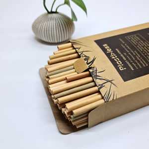 Pajitas desechables para beber de hierba | Pajitas de hierba natural sin químicos | Pajitas de hierba naturales con logotipo personalizado de Vietnam - Product Image 1