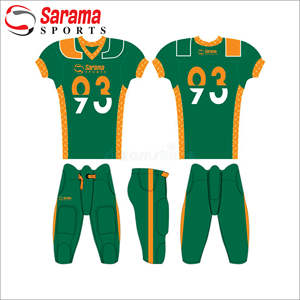 เครื่องแบบอเมริกันฟุตบอลของคุณเองเครื่องแบบอเมริกันฟุตบอลดีไซน์ใหม่บริการ OEM เครื่องแบบอเมริกันฟุตบอล - Product Image 3