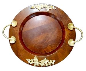 Cuenco de madera con adornos - Product Image 5