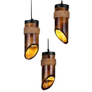 Lámpara de bambú natural, respetuoso con el medio ambiente, 100 - Product Image 5