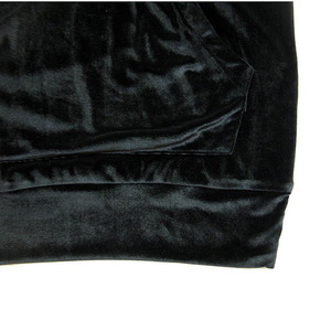 Costume 2 pièces de couleur noire pour femme, ensemble jogging, survêtement avec fermeture éclair, en solde - Product Image 6