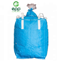 Kantong Jumbo PP 1000kg Bahan Berkualitas Tinggi & Bernapas, Untuk Semen, Pasir, Batu, Pupuk, Dengan Corong, Faktor Keamanan 6:1, Kontainer FIBC