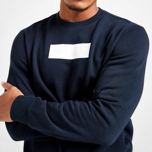 OEM <b>jumper</b> sweater Fabrics Fleece Sweatshirts Solid Color Winter Men Sweatshirts - Product Image 3