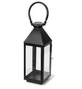 Linterna decorativa de Color dorado para decoración del hogar, farol colgante de hierro y vidrio con forma cuadrada, de la India - Product Image 6