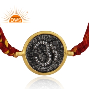 Pulsera de Plata de Ley 925 con Diseño OM y Piedras Preciosas Naturales de Circonia Cúbica, Tendencia 2026, para Mujer, Fabricante de Joyería - Product Image 2