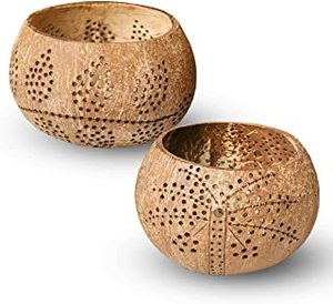 โคมไฟกะลามะพร้าว,สำหรับใส่เทียนกะลาผลิตในเวียดนามดีไซน์ตามสั่ง - Product Image 4