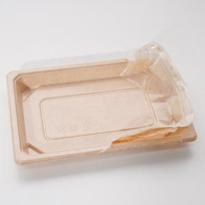 New Stype vassoio per alimenti di tutte le dimensioni set di utensili per la consegna rapida natura <span class=keywords><strong>ekos</strong></span> vassoio per sushi impilabile con coperchi per animali domestici/PLA - Product Image 5
