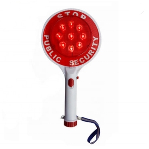 Enseignes électroniques rechargeables à main LED double face, sécurité sur route, arrêt & Go, apprentissage de la circulation, pour l'école