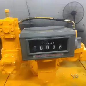 2 "LPG piper flow meter meter mit bypass ventil lpg station gas flow meter 5-jahr garantie