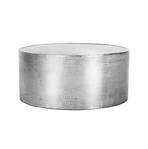 โต๊ะโลหะชุบนิกเกิลทำด้วยมือสำหรับห้องนั่งเล่นหรูหราโต๊ะข้างทรงกลมออกแบบได้ตามต้องการ - Product Image 4