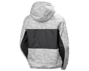 Veste coupe-vent d'hiver pour homme sur mesure, en toile, col montant, imperméable, demi-zip, à capuche, épaisse - Product Image 4