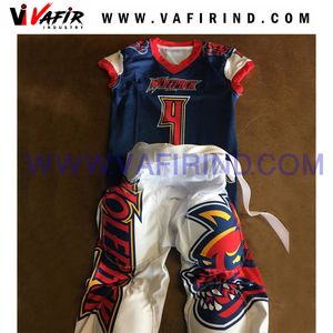 Trajes de fútbol americano transpirables uniformes de fútbol juvenil personalizados al por mayor en Tallas grandes - Product Image 3