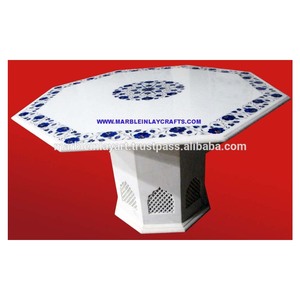 Octagonal Marble Inlay Table Top - Product Image 1
