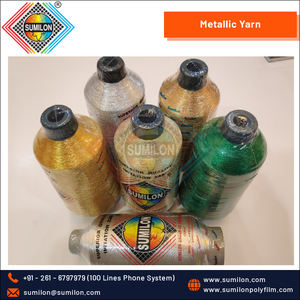 MX-Type High Twisted <b>Metallic</b>/Polyester <b>Yarn</b> for Weaving Embroidery Knitting Sewing and Hand Knitting Best Competitive Price - Product Image 6