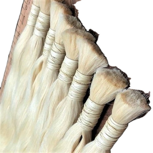 2022 US Standard <b>Wig</b> High Quality Handmade Blonde Remy Virgin Raw Vietnamese Human Hair Extensions Dyed Natural Style <b>Braiding</b> - Product Image 1