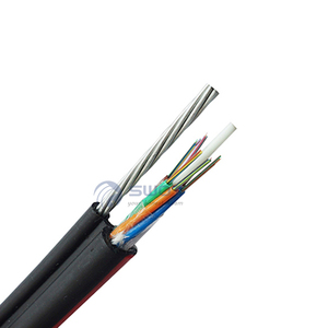 Câble à fibres aériennes GYFTC8Y haute résistance 12 cœurs <span class=keywords><strong>Messenger</strong></span> toronné en acier G.652D <span class=keywords><strong>Application</strong></span> extérieure monomode - Product Image 1