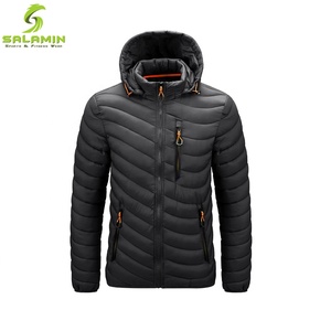 Vestes à capuche rembourrées à la main pour homme, Logo personnalisé, veste bouffante unisexe pour homme, nouvelle collection - Product Image 4