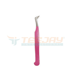 Newcome — pince à épiler de maquillage professionnelle en L, produit cosmétique pour les yeux, embout Ultra fin avec coupe de la Base, feuilles de make-up - Product Image 6
