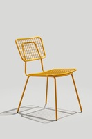 Chaise de salle à manger en fil de fer, design moderne, écologique, fabriquée à la main, fourniture directe d'usine de Foshan, décoration intérieure