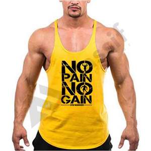 Camiseta sin mangas de gimnasio para hombre, diseño personalizado, OEM - Product Image 3
