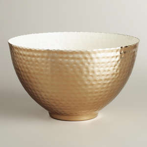 Lot de 3 En Métal Martelé Intérieur Or Argent Dehors Offre Spéciale Nouveau Design Bonbons Bols Bols de Fruits - Product Image 4