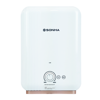 Chauffe-eau instantané électrique sans réservoir de haute qualité, personnalisé, 5500W, à point unique, avec affichage LED, mural, SONHA, fabriqué au Vietnam