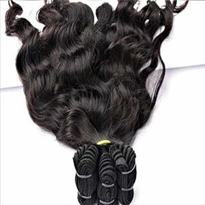 Faisceaux Remy indiens à donneur unique bruts non traités vierge humaine Texture douce lâche vague naturelle profonde perruque droite Extension en vrac - Product Image 1