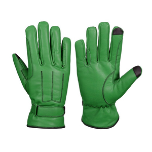 Gants équestres en cuir de qualité supérieure pour la construction hivernale en microfibre Équipement de sport de sécurité de course personnalisé OEM - Product Image 3