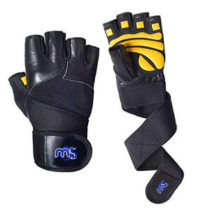 <b>Gym</b> Workout Best <b>Weight</b> Lifting Body Building Training Fitness Gloves with Strap - Product Image 1